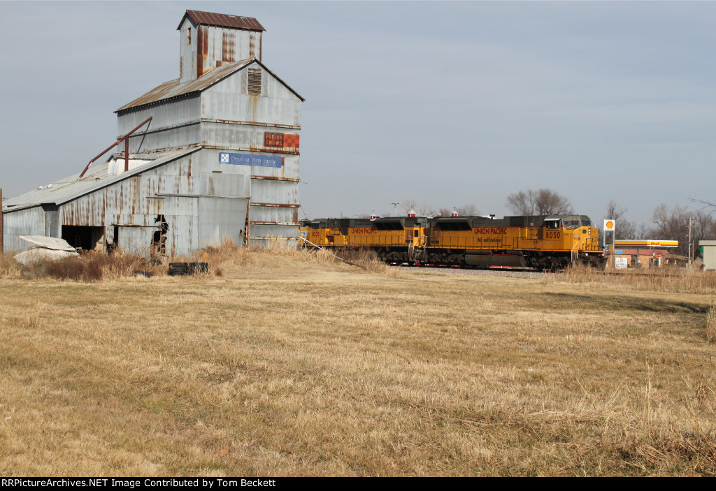 Grain elevator at Choteau